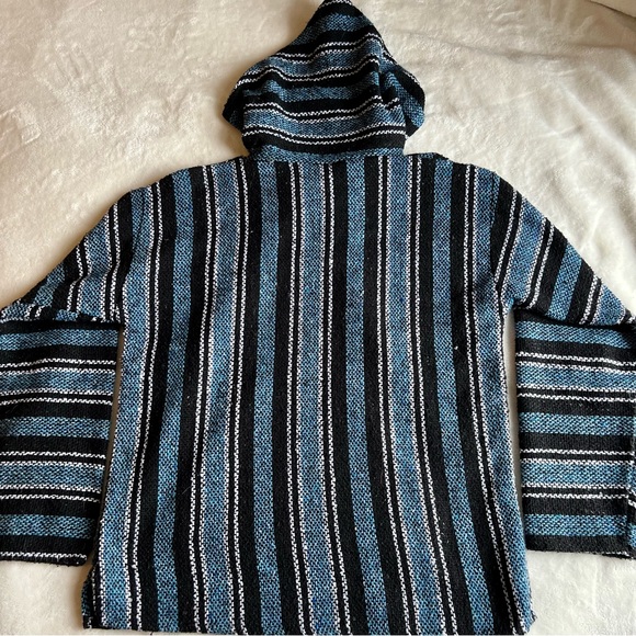 Baja hoodie, color blue and black, size medium - Picture 2 of 2
